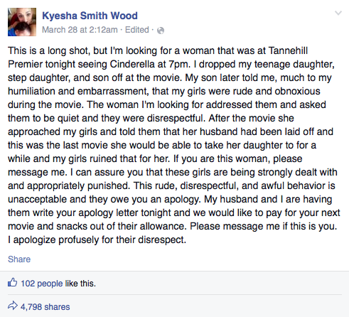 Mom Apologizes For Her Rude Teens In Viral Facebook Post Cbs News