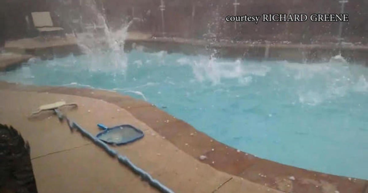 Baseball Sized Hail In Texas Cbs News