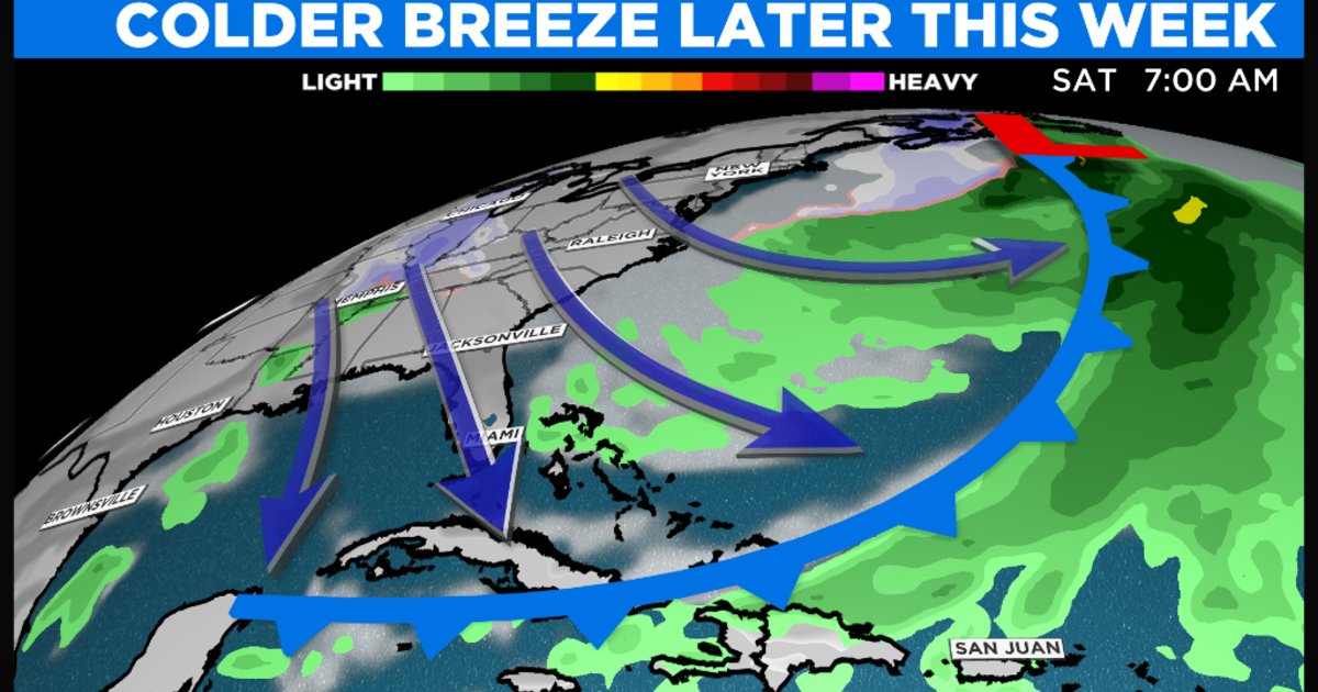 Rapidly Intensifying East Coast Storm To Bring Colder Air To South