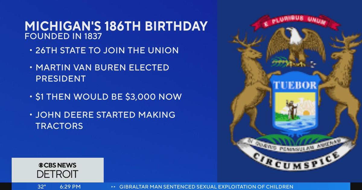 This Day In History Michigan Becomes 26th State In 1837 CBS Detroit