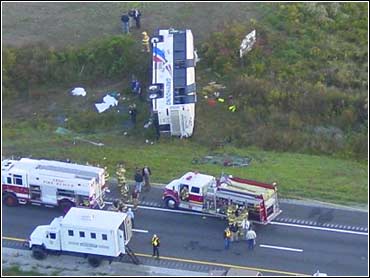 tour bus crash tennessee