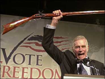 Charlton Heston, "Moses" Of Gun Rights - CBS News