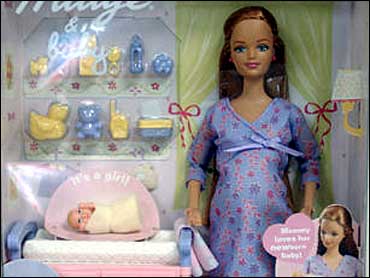 Barbie Happy Family ~ 2002 Controversial Pregnant Midge & Baby