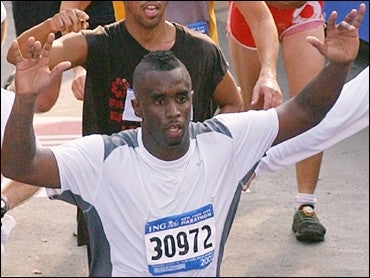 P. Diddy Did It: Finishes Marathon - CBS News