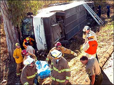 California Bus Crash Kills Two - CBS News