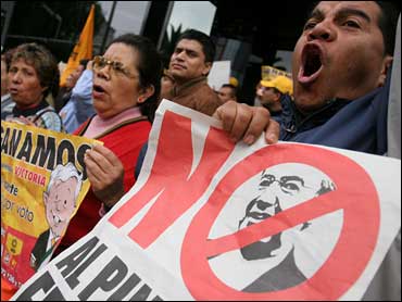 Leftist Protest Paralyzes Mexico City - Cbs News