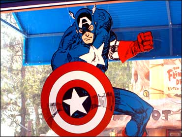 Captain America Killed Outside Courthouse - CBS News