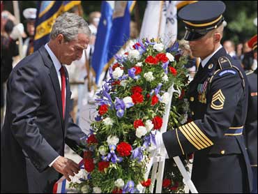 Bush Honors Troops On Memorial Day - CBS News