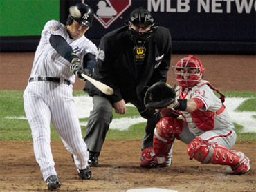 Yankees Videos on X: On this day in 2009, Hideki Matsui launched a 2-run  home run off Pedro Martinez en route to a 6 RBI night in Game 6 of the World