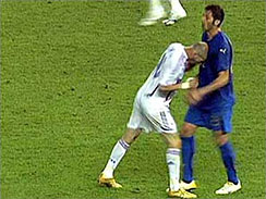 World Cup head-butt victim recalls infamous foul in final