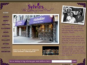 Sylvia's Restaurant's website. (Image courtesy of www.sylviasrestaurant.com) 
