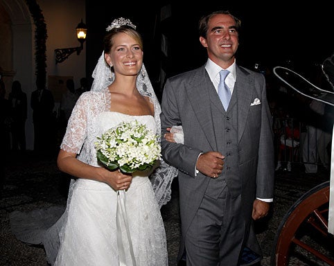 Former Greek Prince Takes Bride in Sunset Ceremony on the Mediterranean ...