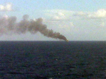 Gulf Oil Rig Explodes, Burning off La. Coast - CBS News