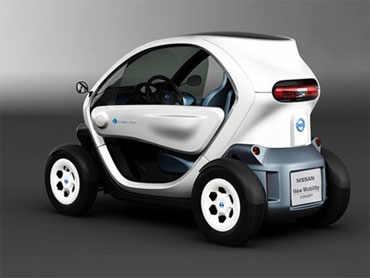 small nissan electric car