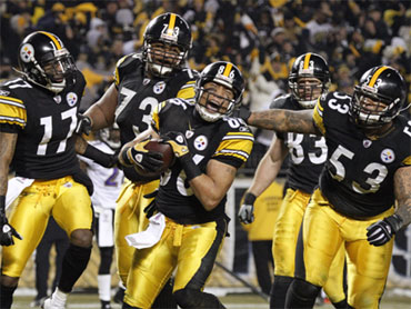 Steelers top Ravens for AFC title, Super Bowl next