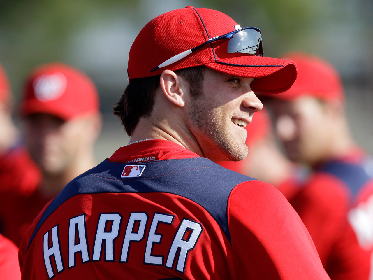 Washington Nationals' Bryce Harper Suffers Cut Above Eye Taking