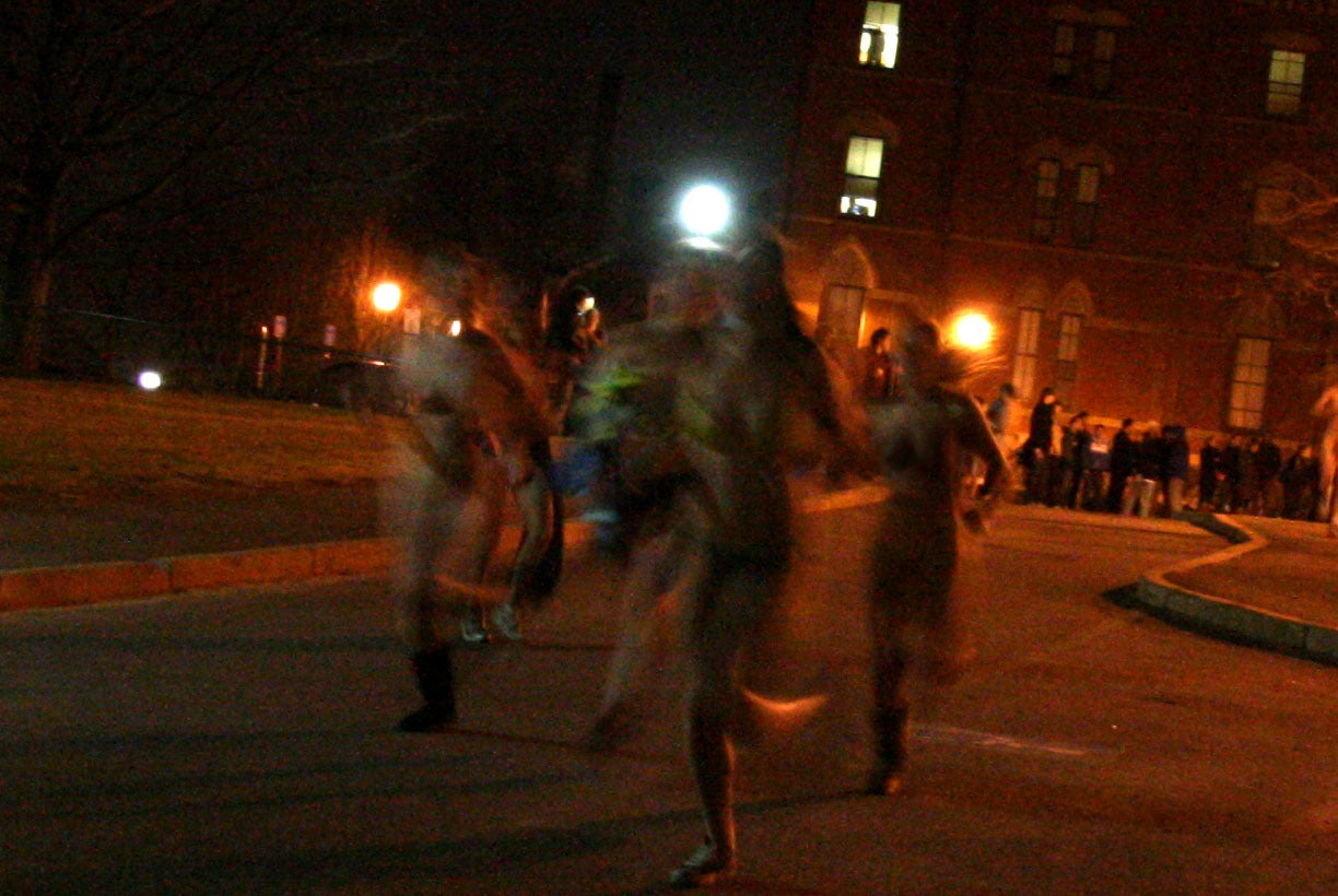Tufts University president ends naked student run - CBS News