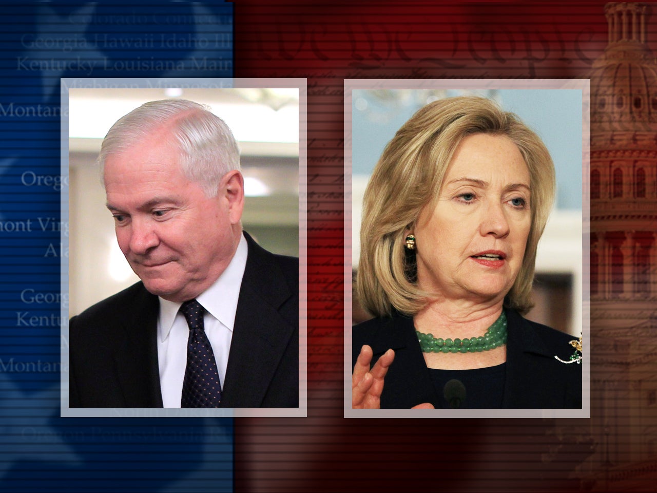 Gates and Clinton on Face the Nation this Sunday CBS News