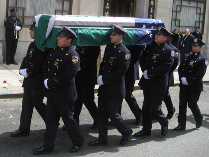 Officer George Wong's Funeral 