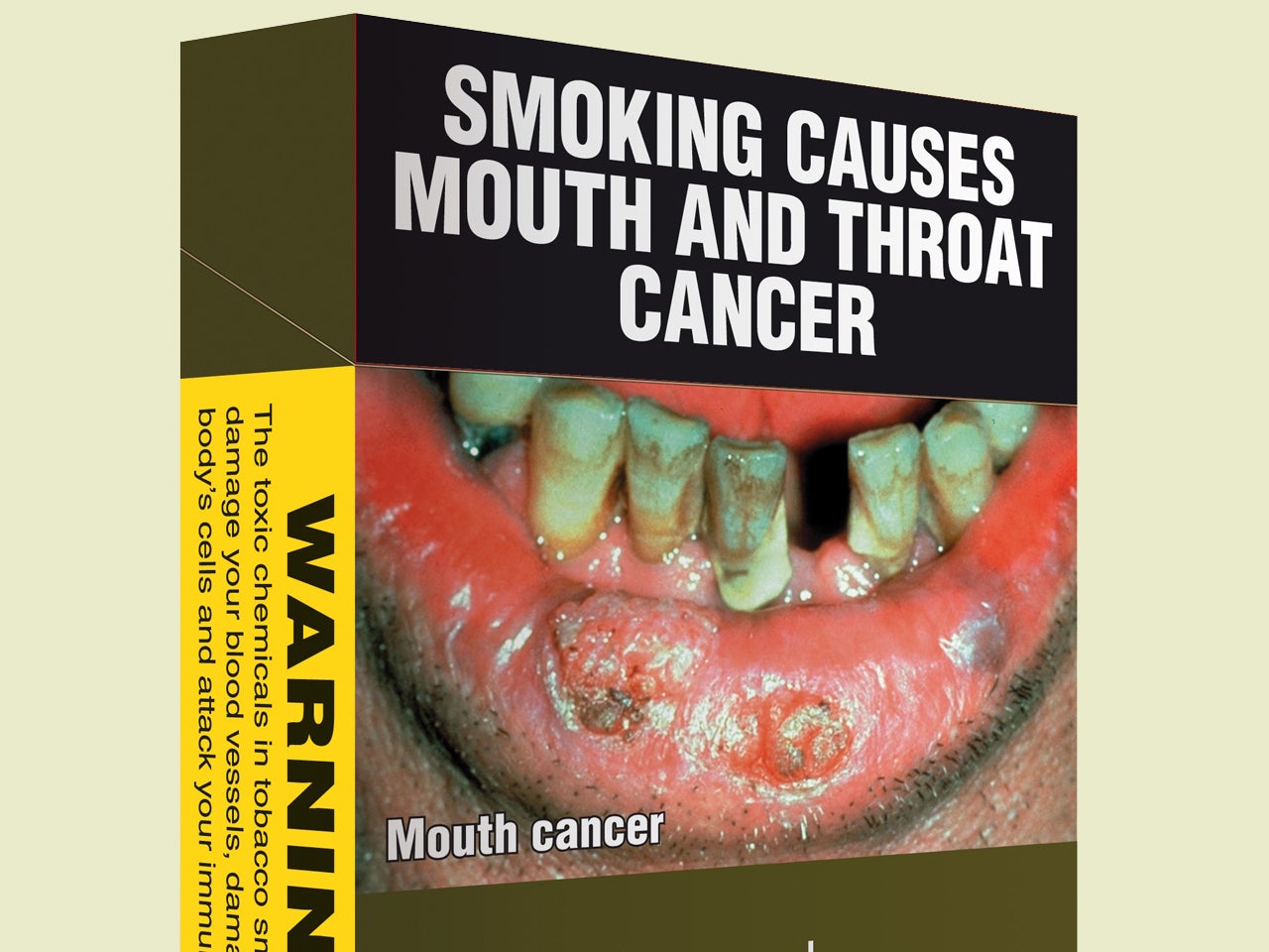 throat cancer from tobacco