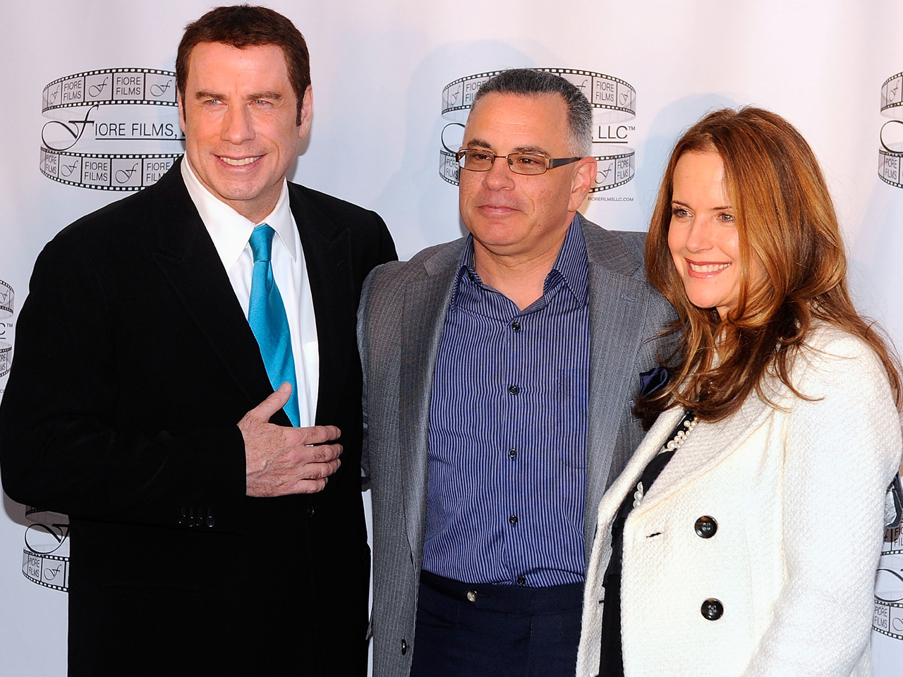 John Gotti Jr. and John Travolta 'Gotti: Three Generations' press