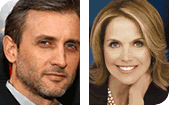 Dan Abrams And Katie Couric 