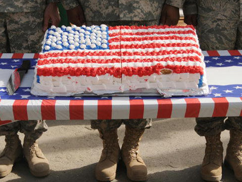 July4th_Classic Flag Cake  
