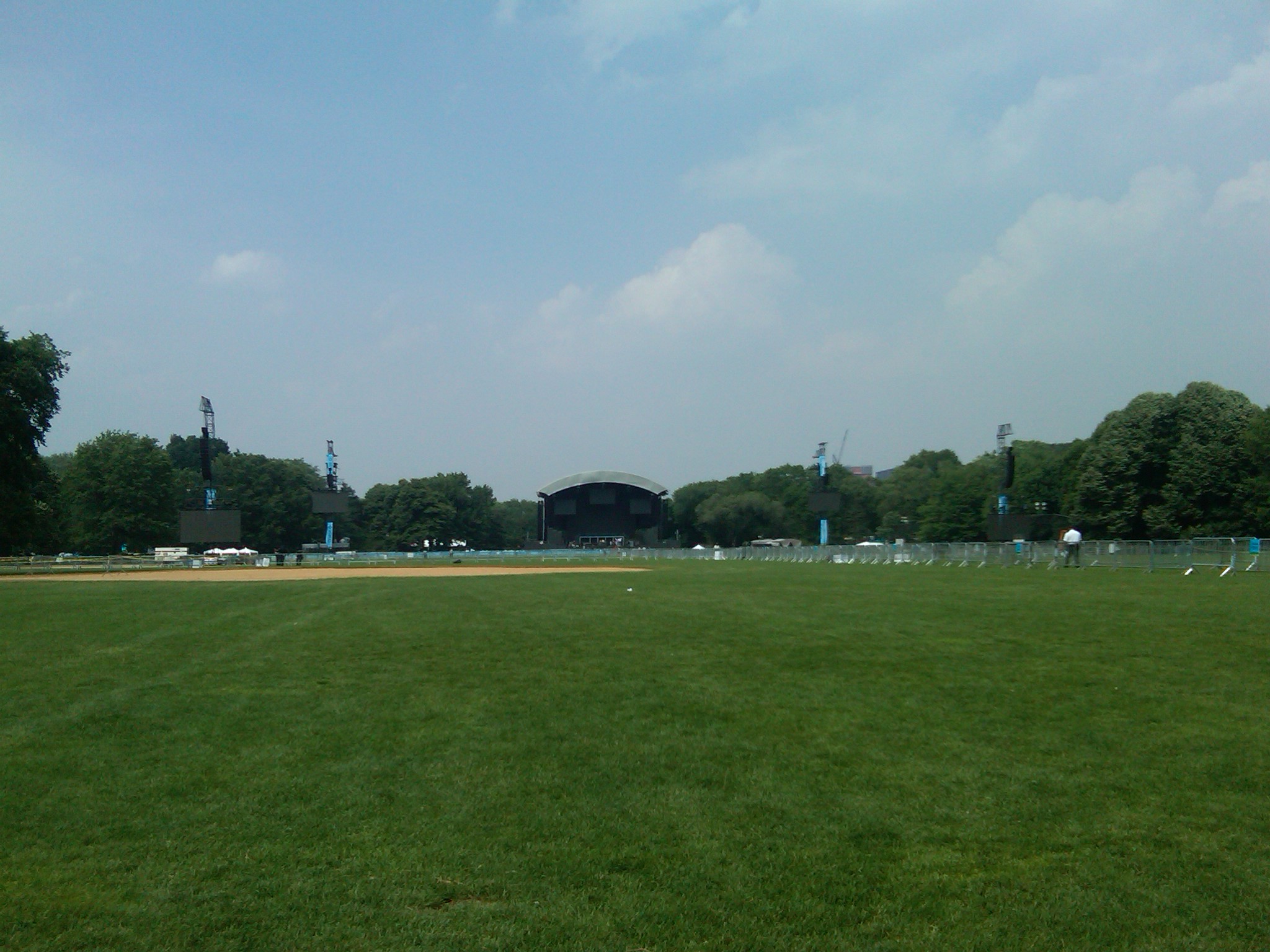 The Great Lawn In Central Park  