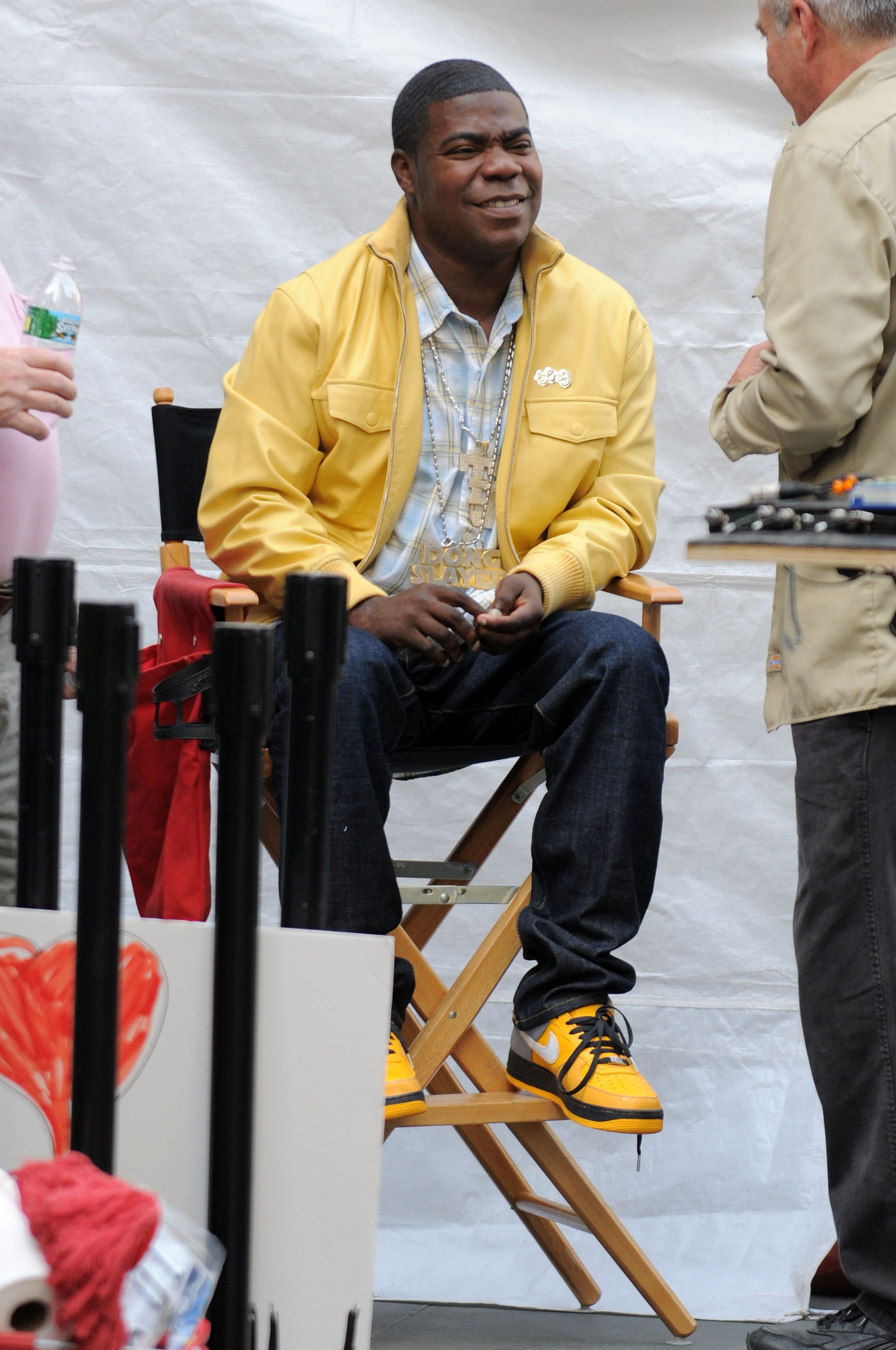 Tracy Morgan on Location for '30 Rock' 