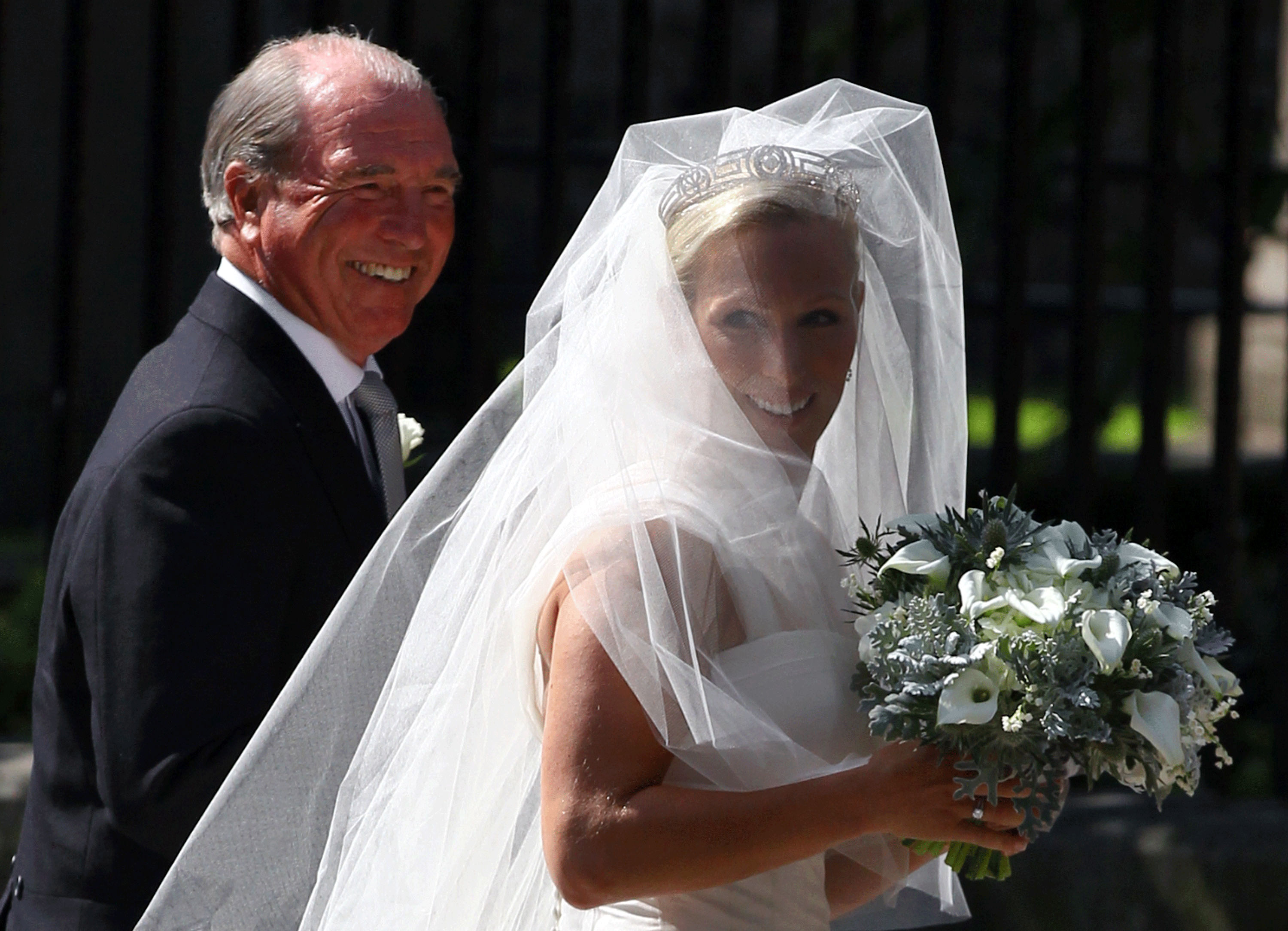 Zara tindall wedding sales dress