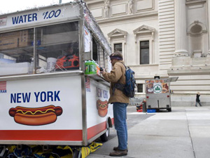 Hot Dog Outside the Met 