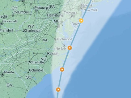 Tropical Storm Irene tracker - CBS News