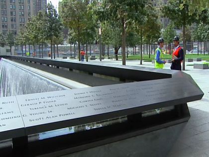 Names Inscribed On 9-11 Memorial Reflecting Pool 