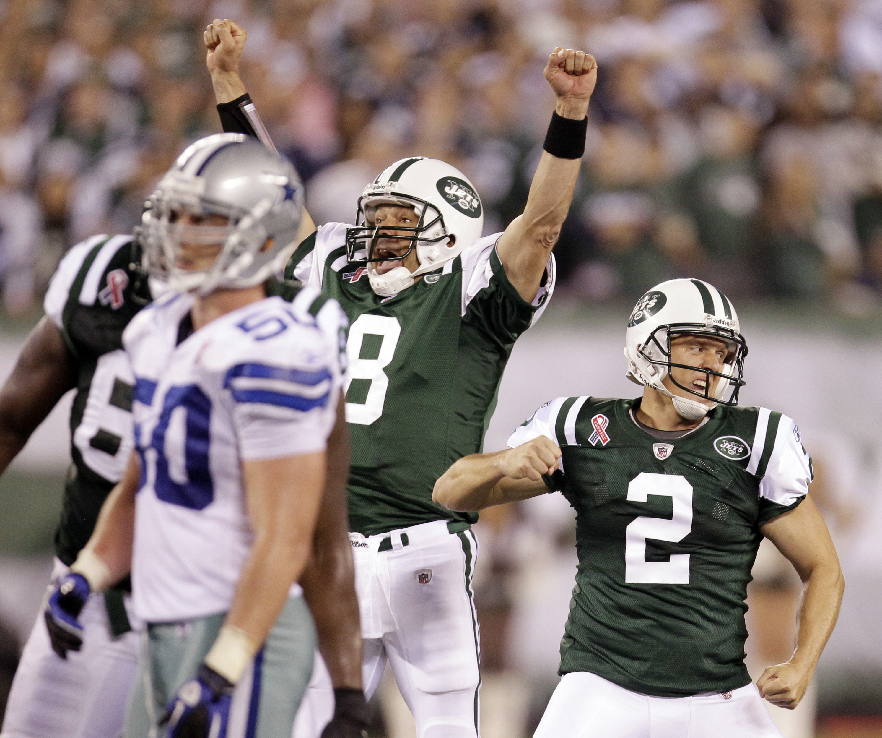 NFL scores: Jets stun Cowboys, Texans rip Colts - CBS News