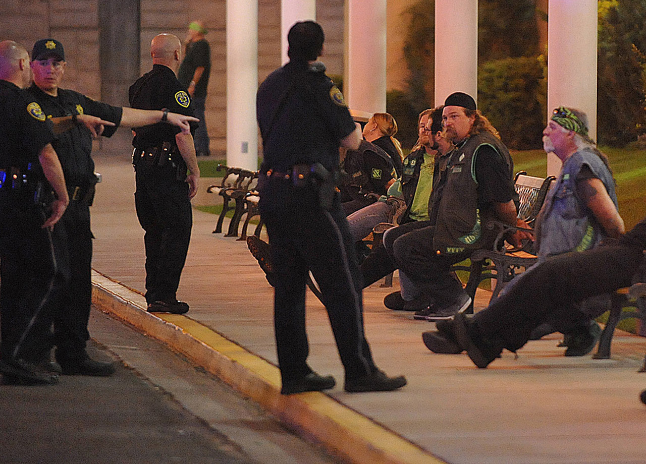 1 dead in shooting at Hells Angels funeral CBS News