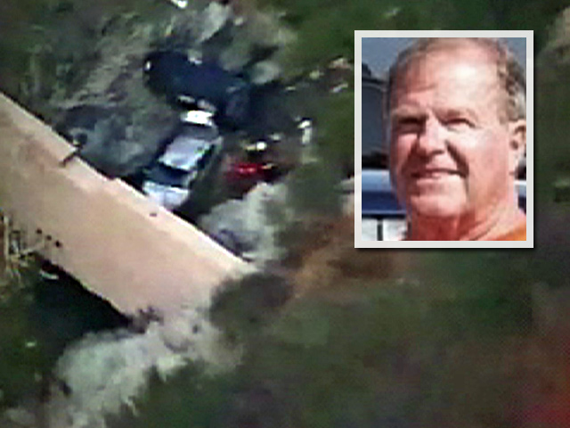 Man whose car plunged off cliff found by family - CBS News