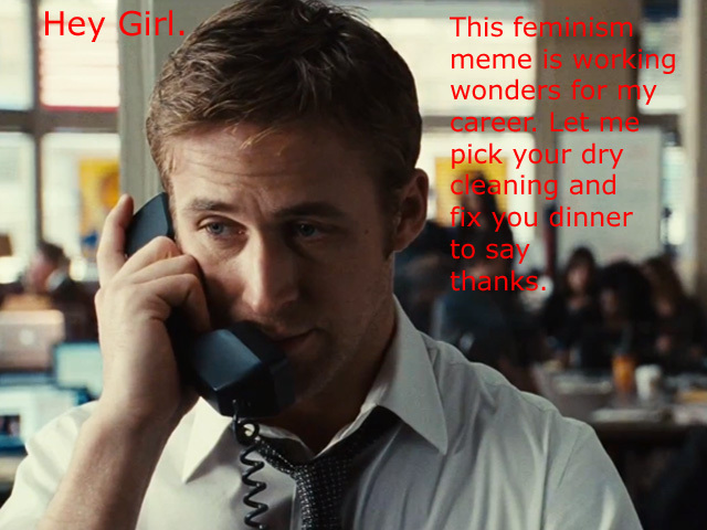 We Love The Feminist Ryan Gosling Meme Cbs News 