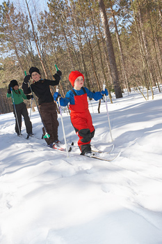 Children On Ski Slope 
