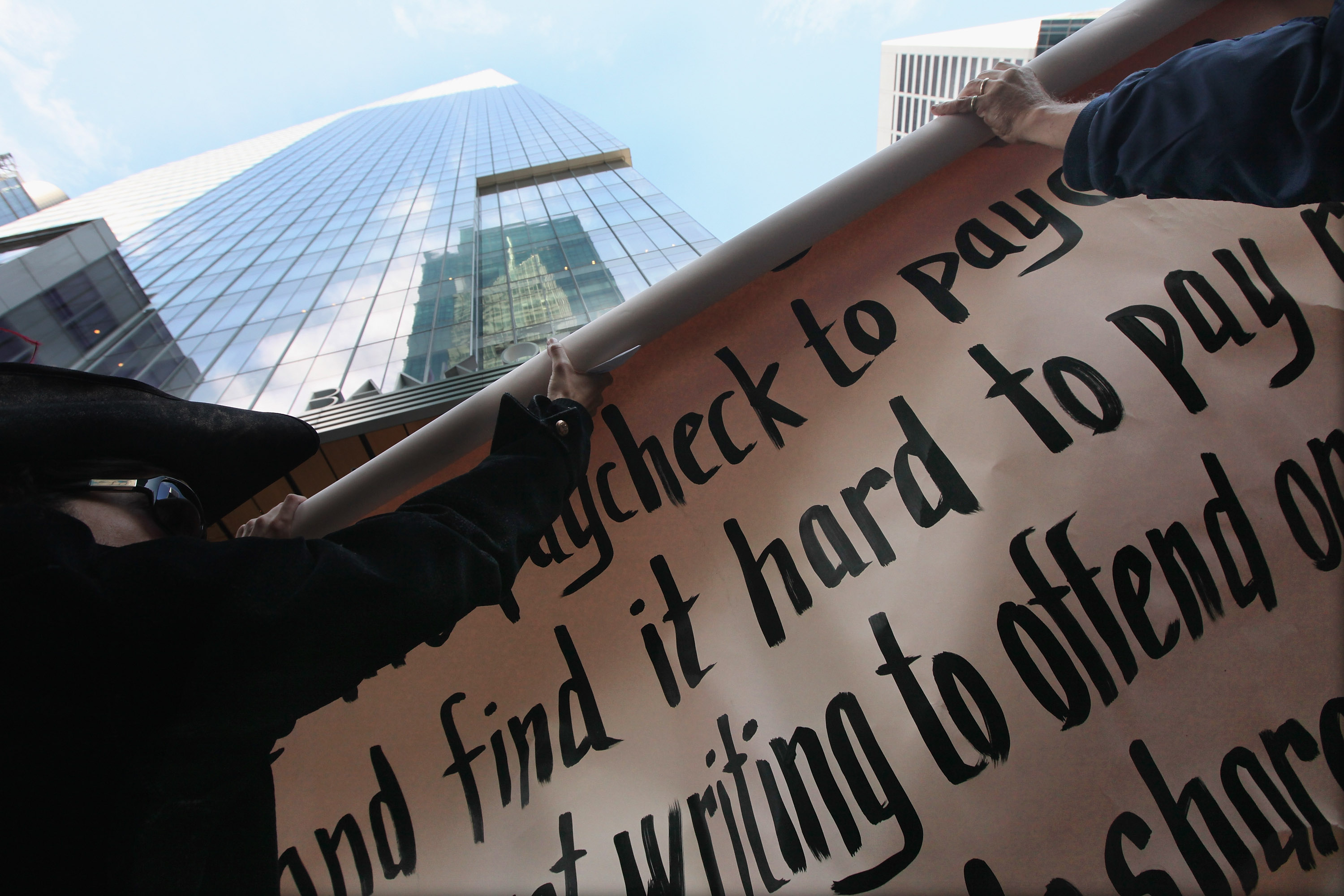 Occupy Wall Street Marches To Major Banks In New York 