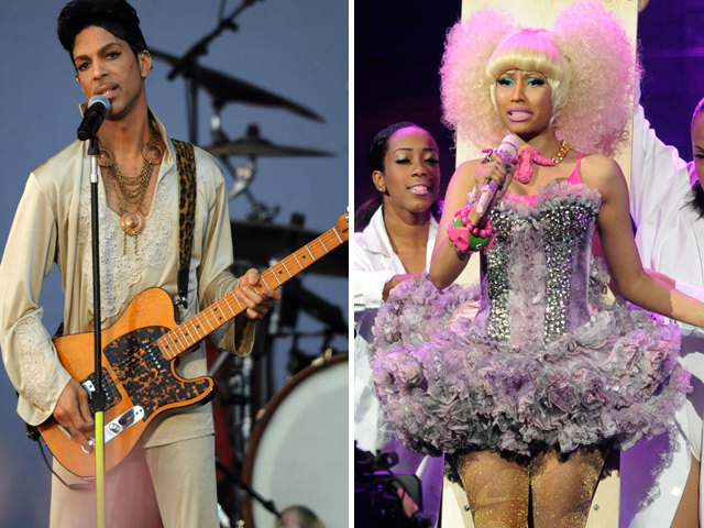 Prince & Nicki Minaj Rock the Versace For H&M Fashion Show: Video –  Billboard