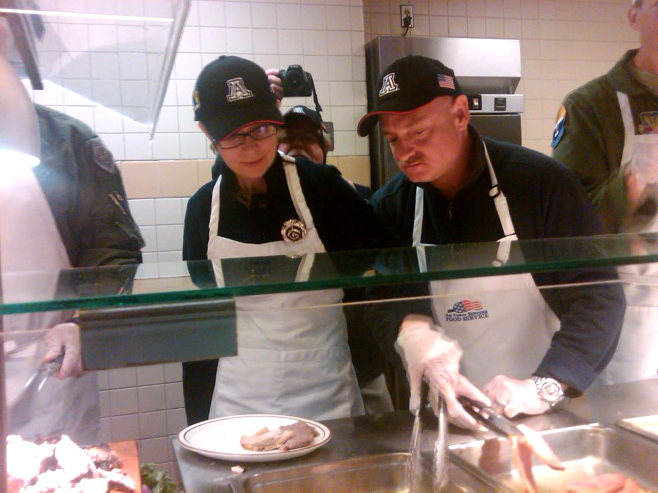 Gabrielle Giffords and Mark Kelly, Thanksgiving 