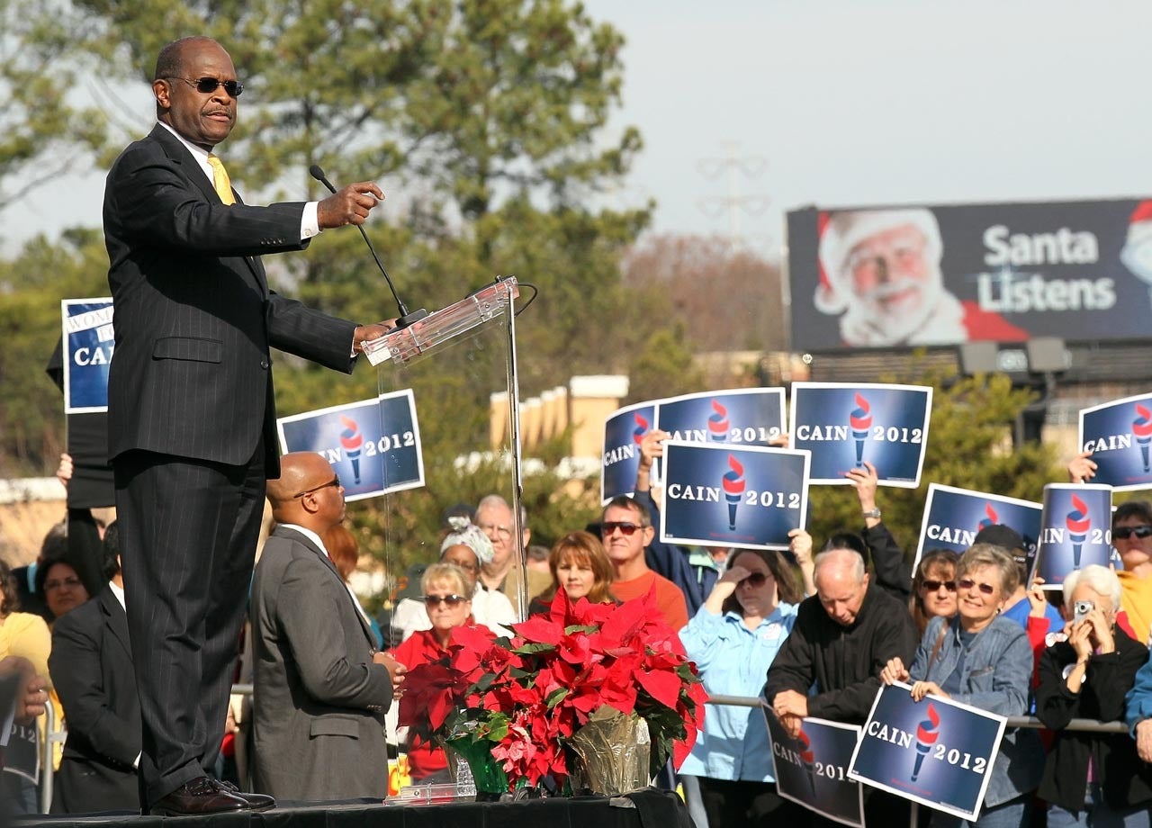 Herman Cain suspends presidential campaign - CBS News