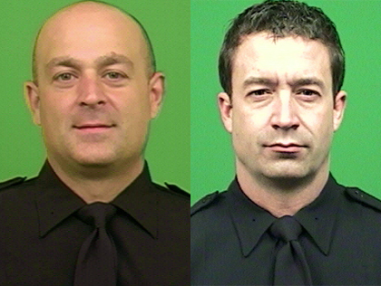 Emergency Services Detectives Anthony Selvaggi and Darren McNamara 