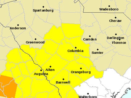 Tornado watch in South Carolina counties - CBS News