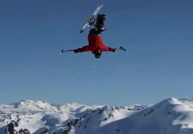 Watch: Paralyzed skier does backflip on slopes - CBS News