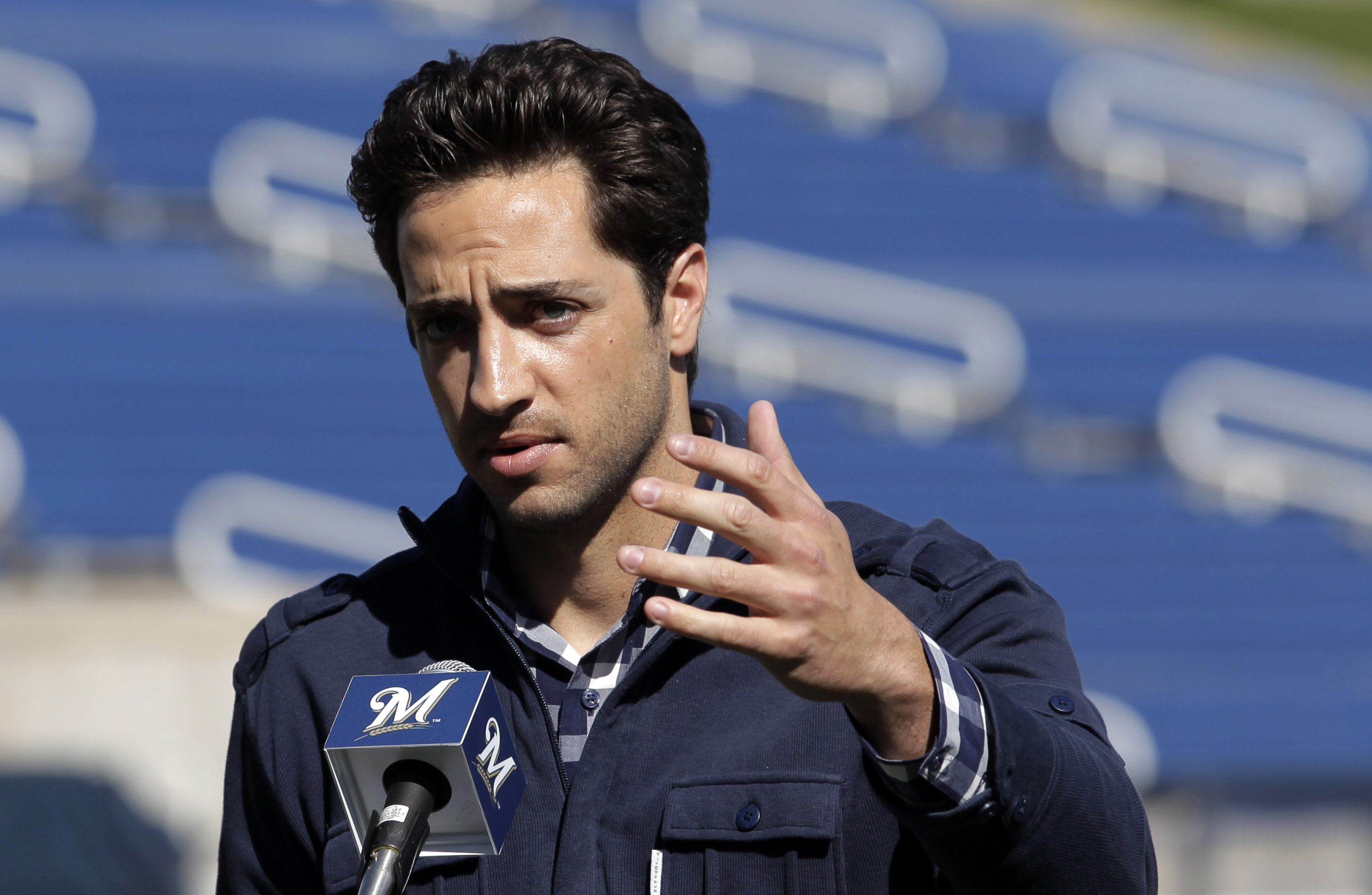 Brewers' Ryan Braun admits 'mistakes,' suspended for remainder of season