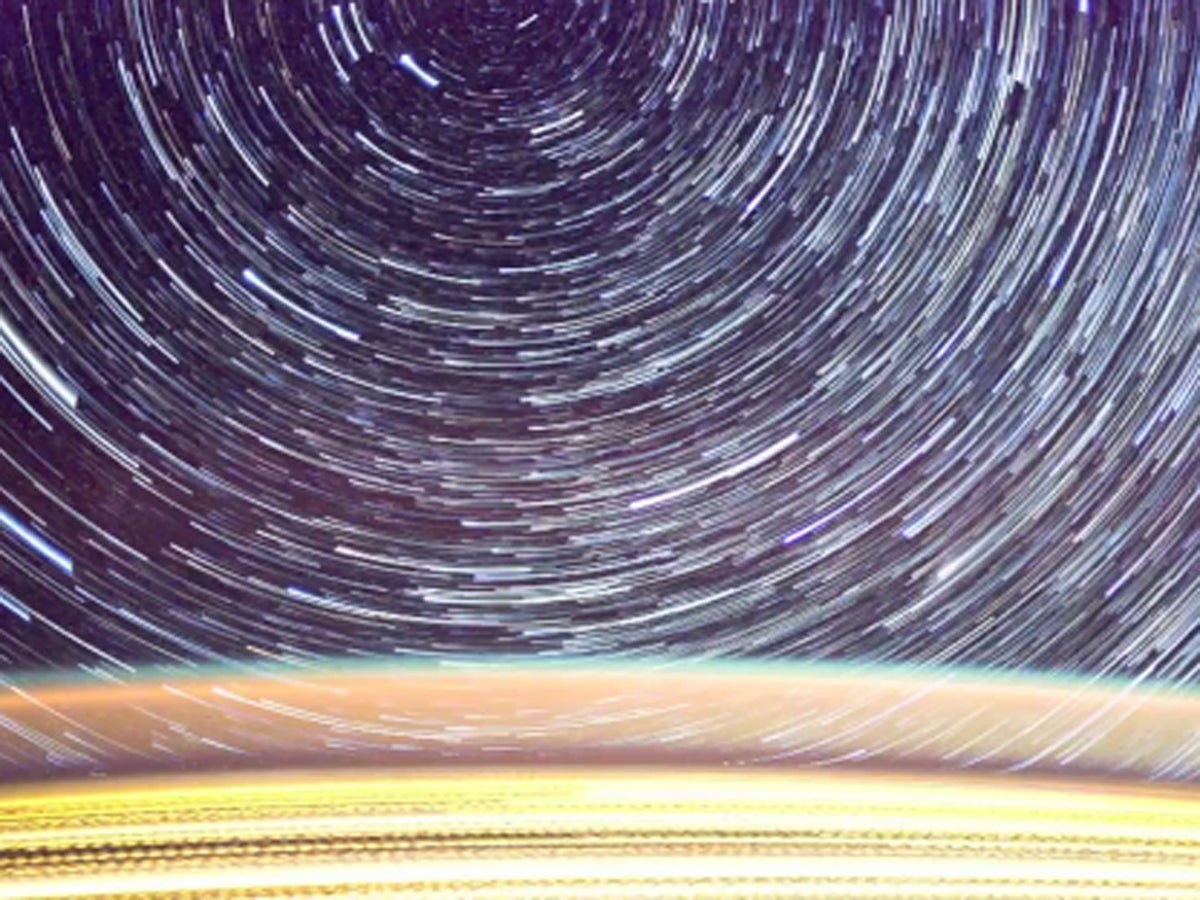 The stars as viewed from the International Space Station CBS News