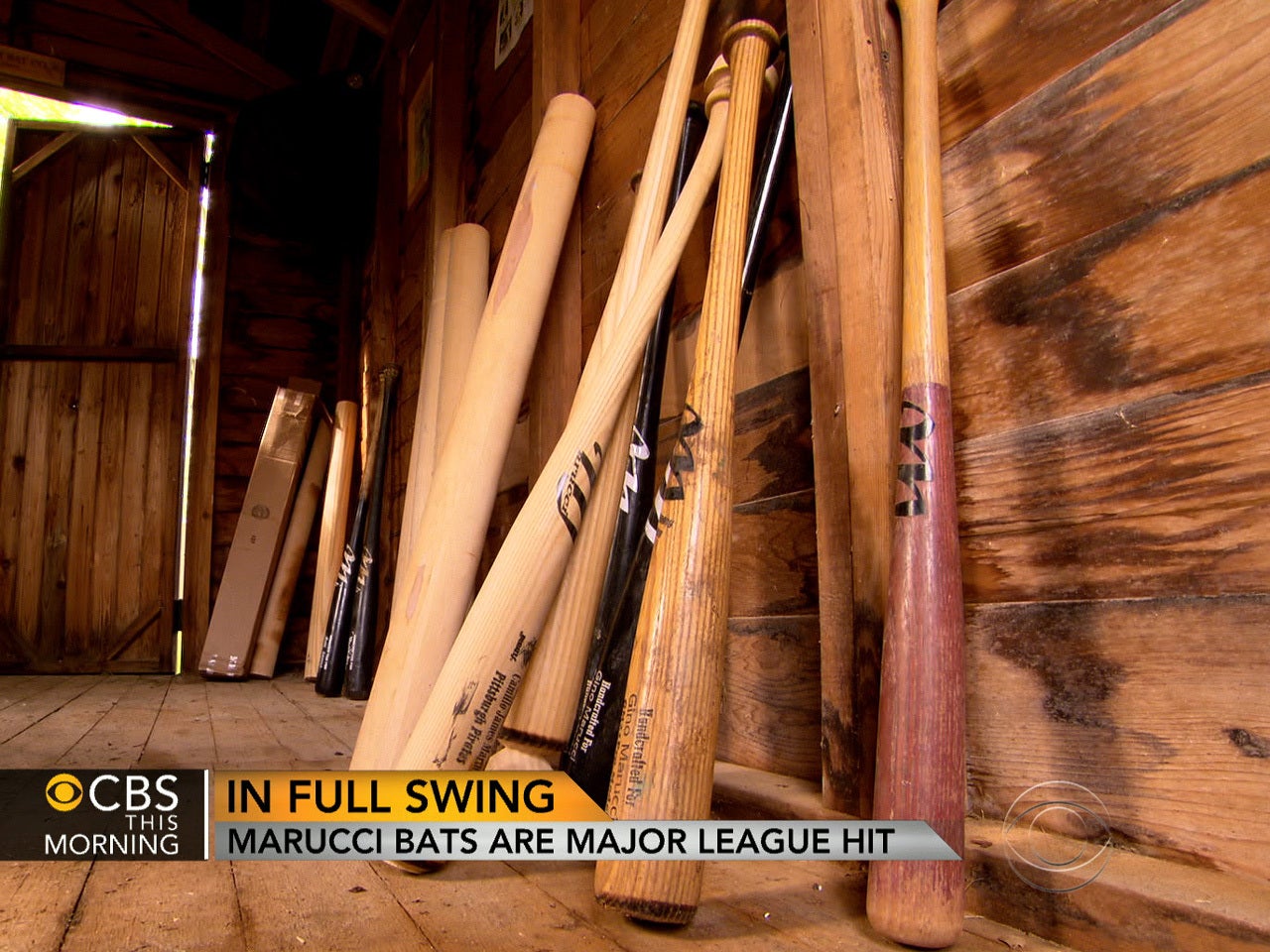 Marucci bats a hit with pro baseball players CBS News