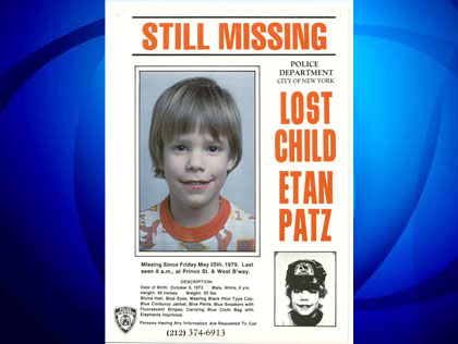Etan Patz Missing Poster 