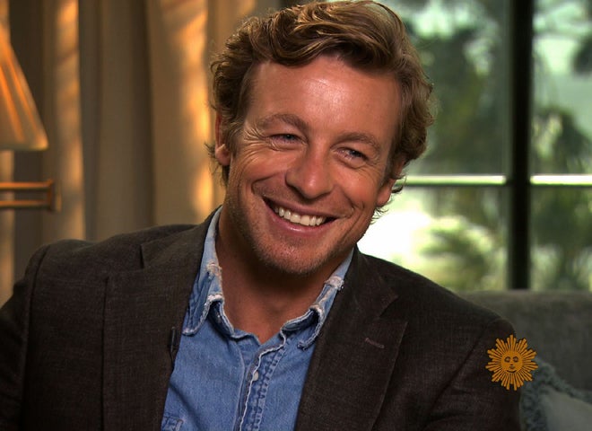 Mentalist Star Simon Baker The Charm Is No Act Cbs News